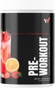 Peak Performance Best Pre Treout Powder: Energizing Blend with l theanine, Beta-Alanine, Betaine Anhydrous, Alpha GPC & B-vitamins - Sokeriton miehille & naisille - Mansikka sitruunamaku