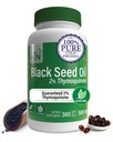 Health Thru Nutrition Musta siemenöljy 500 mg 360 Softgels ... Korkea teho 2% Thymokinoni... 3. puolue testattu...