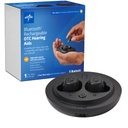 Medline Bluetooth Ladattavat OTC kuuloapuvälineet, in-Ear, 4 ympäristöasetukset, vesitiivis, säädettävä tilavuus, Lievä tai kohtalainen kuulon menetys, melun vähentäminen, kuulolaitteet