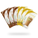 Chike High Protein Iced Coffee Luonnollisesti makeutettu Sampler Pack, 20 G Proteiinia, 2 Shots espresso, ei-GMO, Keto Friendly ja Gluteeniton, 6 Single Serve Packets