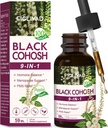 Black Cohosh Drops, yrttiuute Blend for Hormone Balance, Menopause Support & PMS Relief. 2oz-(Apple Flavor)