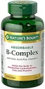 Luonnon Bounty Absorbable B-Complex Folic Acid Plus C-vitamiini, 100 Softgels