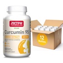 Jaarrow Formula Curcumin 95 500 mg,Turmeeric Curcumin uute antioksidantti tukea, luu-ja niveltuki ravintolisä,120 kasviskapselit, 120 tarjoilua, pakkaus 12