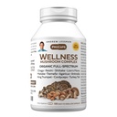 ANDREW LESSMAN Wellness Mushroom Complex 180 kapselia - Organic Full Spectrum Blend 11 sieniä - Tukee yleistä terveyttä ja elinvoimaa - Ei lisäaineita. Sienikompleksin lisäosa