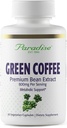 Paradise Yrtit Green Coffee Bean, Active Whole Spectrum Extract, Super Potent, Ultra Pure, Vegan, Gluteeniton, 60 kreivi