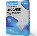 CARELAND 4% Lidokaiinia Patches 18 kpl Vedenpitävä maksimi vahvuus takaisin kipu helpotus tuotteet paikat vahva liima raja, niskan polvi Nerve olkapään kivunlievitys lihasrelaxer, Super Sticky