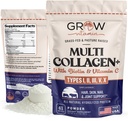 Kollageeni Multi Collagen Powder for Women w/Types I, II, III, V & X - Keto Friendly, Hydrolysed Collagen Peptides Powder Blend w/Biotin & C-vitamiini, 41 Servings