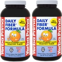 Yerba Prima Daily Fiber Formula 16 oz (Pack of 2) - Premium Dietary Fiber Supplement, Ei-GMO, Gluteeniton, Valmistettu Yhdysvalloissa, Orange Flavor