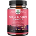 Myo-Inositol & D-Chiro Inositol Supplement for Women - Koliini täydentää Regulate Menstrual Cycle, Hedelmällisyys & Hormonal Balance - Naisten Hormonitasapaino kapselit Myo & D-Chiro - 60 Caps