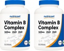 Nutricost High Potency B-vitamiinikompleksi 462 mg, 240 kapselia (2 pullo) - C-vitamiini