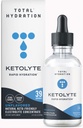 Ketolyte Rapid Hydration (Aromiton) Keto-ystävällinen Electrolyte Drops ei kaloreita Ei sokeria, luonnon elektrolyytti täydentää magnesiumin (39 tarjoilua)