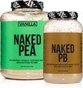 NAKED Dairy Free Protein Bundle: 5LB Vanilla Pea ja 2LB PB