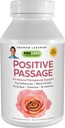 Andrew LESSMAN Positive Passage 60 kapselia - Natural Menopausal Tuki ja tasapaino naisten hormoni tasoilla. Soy Isoflavones, Black Cohosh, Dong Quai, Damiana. Ei lisäaineita