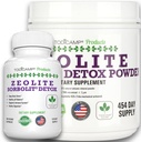Zeolite Detox Pack Vähintään 120 päivän tarjonta Zeolite Kapselit ja Zeolite Powder Bundle