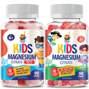 Sanny SAM Magnesium Gummies lapsille ja aikuisille - Rauhallinen magnesium puruja - Magnesium Citrate Chewable täydentää mielialan ja lihasten tukea