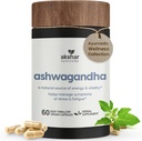 Akshar Ayurveda - Ashwagandha kapselit Ashwagandha juuriuute ja jauhe - Adaptogeeninen kasviperäisten tuki stressiä, mielialaa, energiaa ja elinvoimaa - Vegan Cruelty-free Ashwagandha lisäravinteet (60 Count)