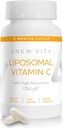 Liposomaalinen C-vitamiini täydentää - tehostettu immuniteetin tuki, antioksidantti Rich, optimaalinen imeytyminen ja biologinen hyötyosuus, askorbiinihappo teho, ei-GMO, gluteeniton, kasvis-Baseed - 120 kasviskapselit