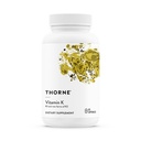 THORNE - K-vitamiinit K1 ja K2 (MK-4:nä ja MK-7:nä) Supplement - Tuet vahvat luut* - Kliinisesti tutkittuja ainesosia - Gluteenittomat, maitotuotteet ja soijattomat - 60 tarjoilua