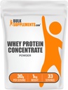 BulkSuplements.com Heraproteiinikonsentraatti Kuiva-aine - Heraproteiinijauhe, makeuttamaton, aromiton ja gluteeniton, 30 g/annos, 1 kg (2,2 lbs) (pakkaus 1)
