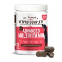 Tohtori Josephin VetPro Complete Multivitamiinidog Supplement, 120 Count (suuri koira 60 päivän tarjonta), 5in1 Pureskella vitamiineja, Entsyymejä ja ravintoaineita, hip & Joint Health, Immunomy System & Allergia tuki
