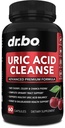 Uric Acid Cleanse Support Supplement - Munuaisten kasviperäisten lisäravinteet pillereitä Chanca Piedra, Selleri & Tart Cherry Extract Formula - Joint Support, virtsahapon flush & Munuaisten puhdistus Detox Puhdistuskapselit
