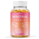 Menstrual Gummies naisille voi auttaa tukemaan turvotusta, aikana Relief ... Plant-Based ... Cramp Bark, Magnesium, Chaste Berry...