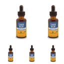 Herb Pharm Certified Organic Lemon Balm Liquid Extract rauhoittavan hermoston tukea, Organic Cane alkoholi, 1 Ounce (Pakkaus 5)