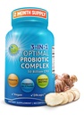 Probiootit digestiivinen entsyymit ja prebiootit naisille ja miehille - 3-in-1 Vegan Probiootti Prebiootti Multi Enzyme Complex Gut Health - maksimaalinen imeytyminen Viivästynyt-releaseed kapselit