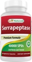 Best Naturals Serrapeptaasi 40000 SPU 90 Vcap (90 Vcapt (Pack of 1))