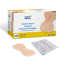 Dynarex Kangas Liima Bandages - Steriili & Joustava Kangas Bandges for Haavat - Non-Stick Pads - Yksittäin pakattu ensiapu tarvikkeet - Ei latex - 1-3/4x3", 1 laatikko 100