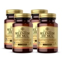 Solgar Jeast-free Selenium 100 mikrog - 100 tablettia, pakkaus 4 - Tukee antioksidanttien ja immuunijärjestelmän terveyttä - ei-GMO, Gluteeniton, Dairy Free, Kosher - 400 yhteensä