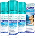 ANCETENT SECRETS Nasal Spray - Hypertonic Seawater Nasal Spray, Allergia & Sinus Relief, Nasal Congestion Moisturizer, 3.38 Fl Oz (Pack of 3)
