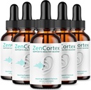 (5 pakkaus) Zencortex Tinnitus Relief - Virallinen kaava - Zencortex Drops korvat, Zen Cortex 24 Tinnitus Drops Liquid Supplement Reviews, Zen Cortex kuulotuki Formula, Zencortex Oral (10oz)