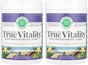 Green Foods True Vitality Plant Protein Shake, Vanilja, 25,2 Ounce (Pakkaus 2)