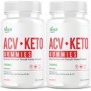 IDEAL OPERATION (2 pakkaus) Simpli ACV Ketos Gummies Simpli Health Gummies SimpliHealth Gummies Yksinkertaisesti Acc (120 Gummia)