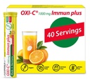 T&D Oxi C 1000 mg C-vitamiini - 40 Vegaani juoma poretabletti - Orange Flavor - valmistettu Saksassa