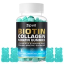 Biotiini Collagen Gummies ... Hiusten iho ja kynnet Naisten ja miesten vitamiinit...