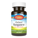 Carlson - Celated Manganium, 20 mg, Superior Absorption, Terve aineenvaihdunta, Bone Support & Brain Health, 100 tablettia