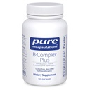 B-komplex Plus - B-vitamiinilisä neurologista terveyttä, kardiovaskulaarista terveyttä, energiatasoja ja hermoston tukea* - B12-vitamiinia & enemmän - 120 kapselia
