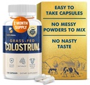 Colostrum Supplement 2 Kuukauden tarjonta, Ruoho Fed naudan kolostrum, Colostrum Powder Kapselit