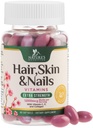 Hiukset, iho & kynnet vitamiinit naisille - Biotiini 5000 mcg tukemaan hiusten kasvua Argan Oil, Kollageeni & Hyaluronic Acid, kaunis, vahvempi iho, hiukset & kynnet Vitamiini täydentää - 60 Softgels