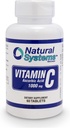 C-vitamiini 1000 mg tabletit - 60 pöydät - Täydellinen Immuunin tuki ja järjestelmä Natural Systems - Ruokavalio C-vitamiini täydentää - Askorbiinihappo 1000 mg - valmistettu Yhdysvalloissa - Vitamiini C - VIT C