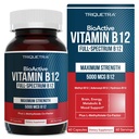 BioActive B12 - 5000 mikrog, sisältää 3 BioActive Forms B12 Plus Metyylifolaattikofaktori - Metyyli B12, adenosyyli B12 & Hydroksi B12 