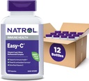 Natrol Easy-C tukee immuuniterveyttä C-vitamiinilla ja bioflavonoidilla, Bios Vegi -kapselilla, 500 mg, 120