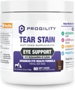 Nootie Progility Tear Stain täydentää koirille, Advanced Eye Health Formula, auttaa minimoimaan Kyynel Stains, 80 purukumia, myydään yli 5000 Vet Clinics ja Lemmikkikaupat maailmanlaajuisesti