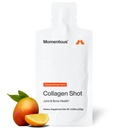Momentous Collagen Shot Supplement - Hydrolysed naudan kollageeni & C-vitamiini auttaa tukemaan Joint, Bone, & Connective Tissue Health - NSF Certified for Sport - Mango Orange - 25g/Serving - 15 Servings