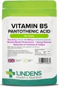 Lindens B-5 B5 100 x 460 mg tabletit (Pantoteenihappo)