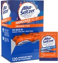 Alka-Seltzer krapulalääketabletti, nopea helpotus alkaa noin 15 minuuttia päänsärkyä, vartalon särkyä ja henkistä väsymystä, polttareita ja polttareita, dispenser Pack, 120