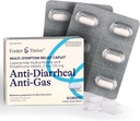 Foster & Thrive Loperamide Hydrochlorothiade and Simetikoni Anti-Diarrheal anti-Gas Multi-Symptom Relief, 48 Caplets, hoito ripuli, kaasu, turvotus, Cramps & Pressure, 12 Caplets (Pack of 4)