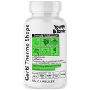 Youth & Tonic Thermogenic Supplement 30 kapselit Advanced Diet Tuki energian aineenvaihdunta Focus miesten ja naisten kofeiini Kromi Glucomannan Guarana Hoodia Gordonii
